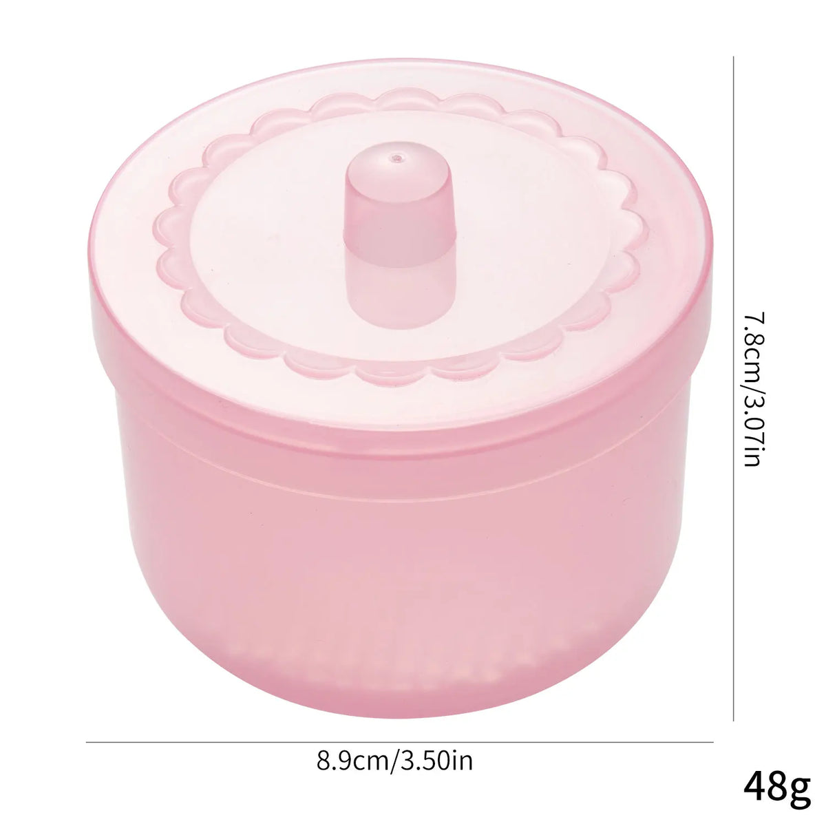 Nail Drill Bit Cleaning Box - Double-Layer Filtration Disinfection & Manicure Storage Case
