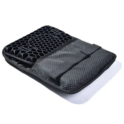 Pressure Relief Gel Honeycomb Motorcycle Seat Cushion — Anti-Slip, Comfortable Universal Seat Cover Accessory