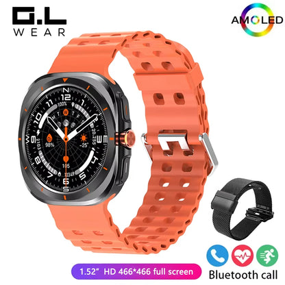 G.L Wear 2025 Men’s Smartwatch – Heart Rate, Fitness Tracking, Bluetooth Calling & Pedometer
