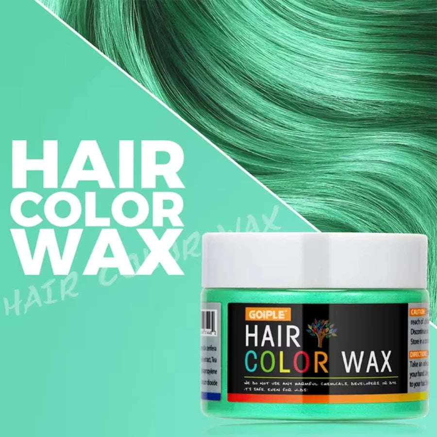 Halloween Hair Color Wax – Easy Wash DIY Temporary Hair, Eyebrow & Beard Dye Cream