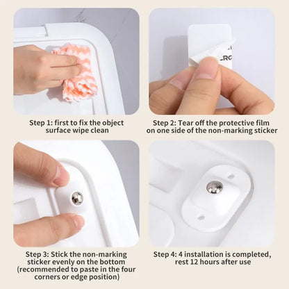 Upgrade Your Furniture Mobility with Self-Adhesive Mini Swivel Wheels - Stainless Steel Universal 360° Rotation Pulley for Storage Boxes and More