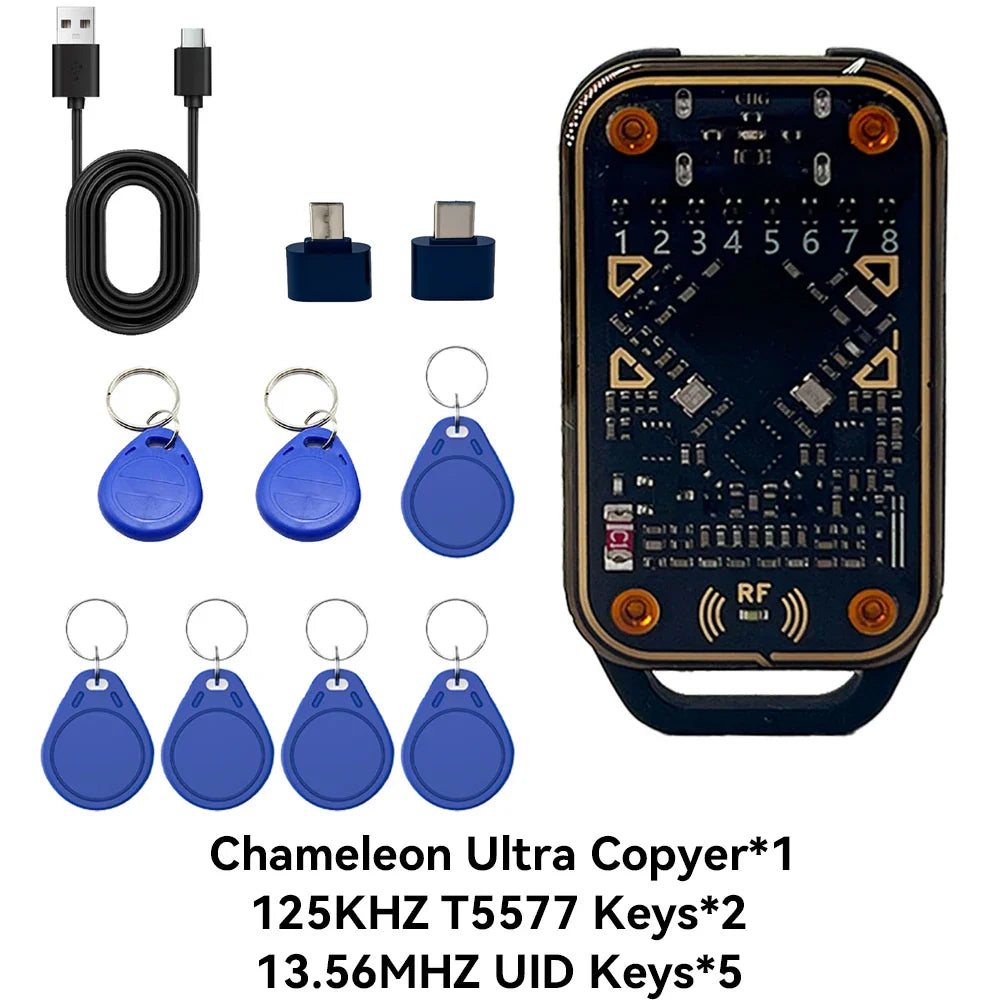 New Chameleon Ultra Contactless Smart Card Emulator – Compatible NFC Read Writer RFID Smart Chip ID Reader & Tag Copier