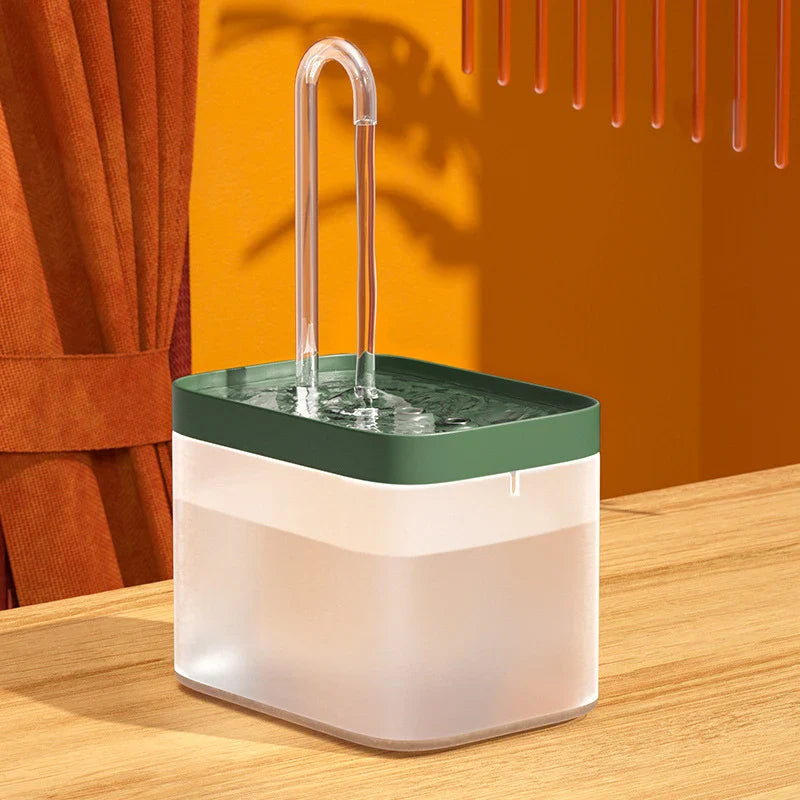 Ultra-Quiet Cat & Dog Water Fountain – Smart 1.5L Automatic Pet Dispenser with Filter & Anti-Burn Pump