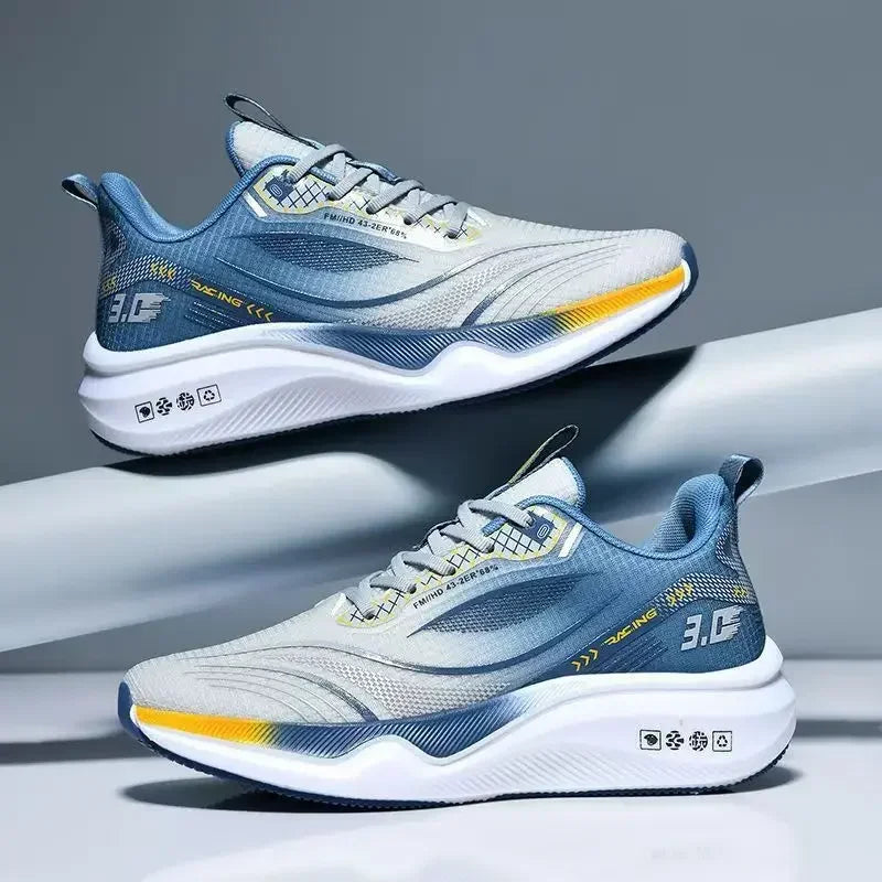 Men’s Summer Running Shoes – Cushioned Fitness Sneakers for Middle School Students & Sports Training