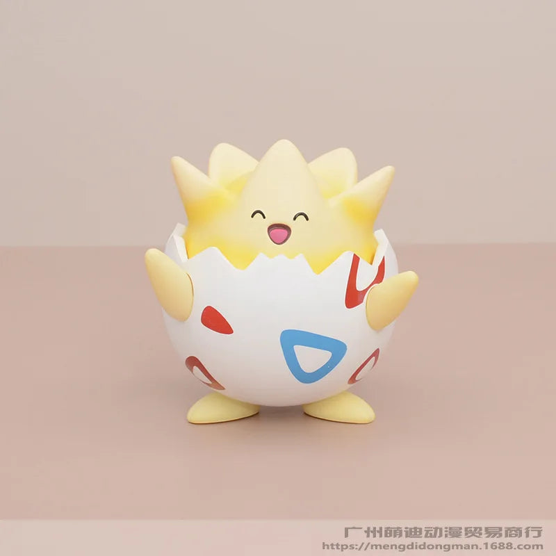 Kawaii Pokémon Togepi Figure – Happy Anime Car & Desktop Ornament, Cute Collectible Toy for Boys & Girls, Surprise Gift