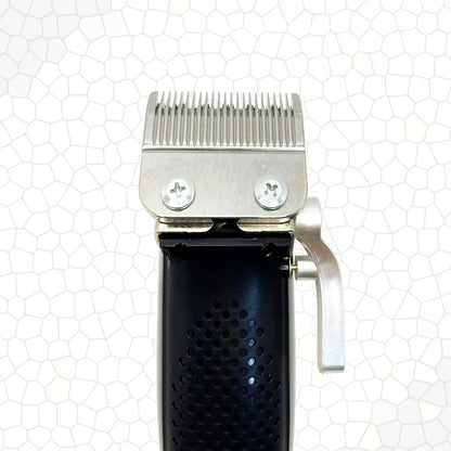 Professional Men’s Hair Clipper Set - Vintage 6500RPM Low-Noise Ceramic Blade Trimmer for Home & Salon Use