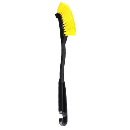 Car Wheel & Tire Rim Brush — Curved, Flexible Deep Cleaning Tool for Truck and Car Wheel Hubs