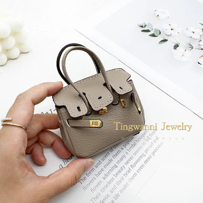 Mini Bag Keychain Pendant — Small Earphone Case & Accessory for H Family, Decorative Gift