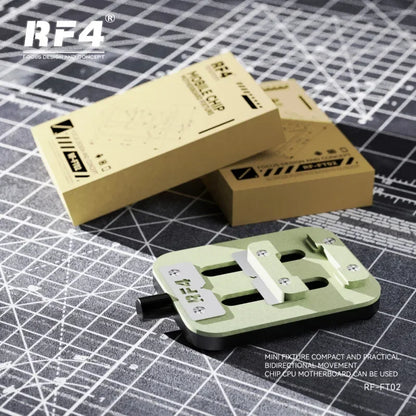 RF4 FT02 Universal PCB Holder – Precision Mainboard Fixture with Adjustable Clamp for IC Chip Repair & Soldering