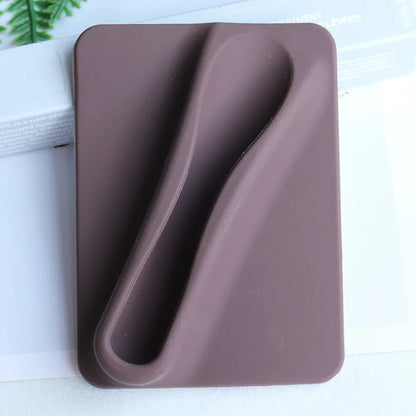 Silicone Lipstick Clip & Card Holder for Phone Case – Anti-Fall Lip Gloss Holder with Kickstand, Liquid Silicone Mobile Case