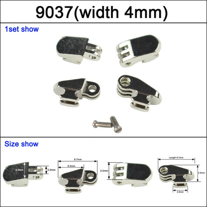 10 Sets Eyeglasses Hinge Replacement - Plastic Frames, Acetate Sunglasses, Wooden Glasses Repair Parts & Accessories
