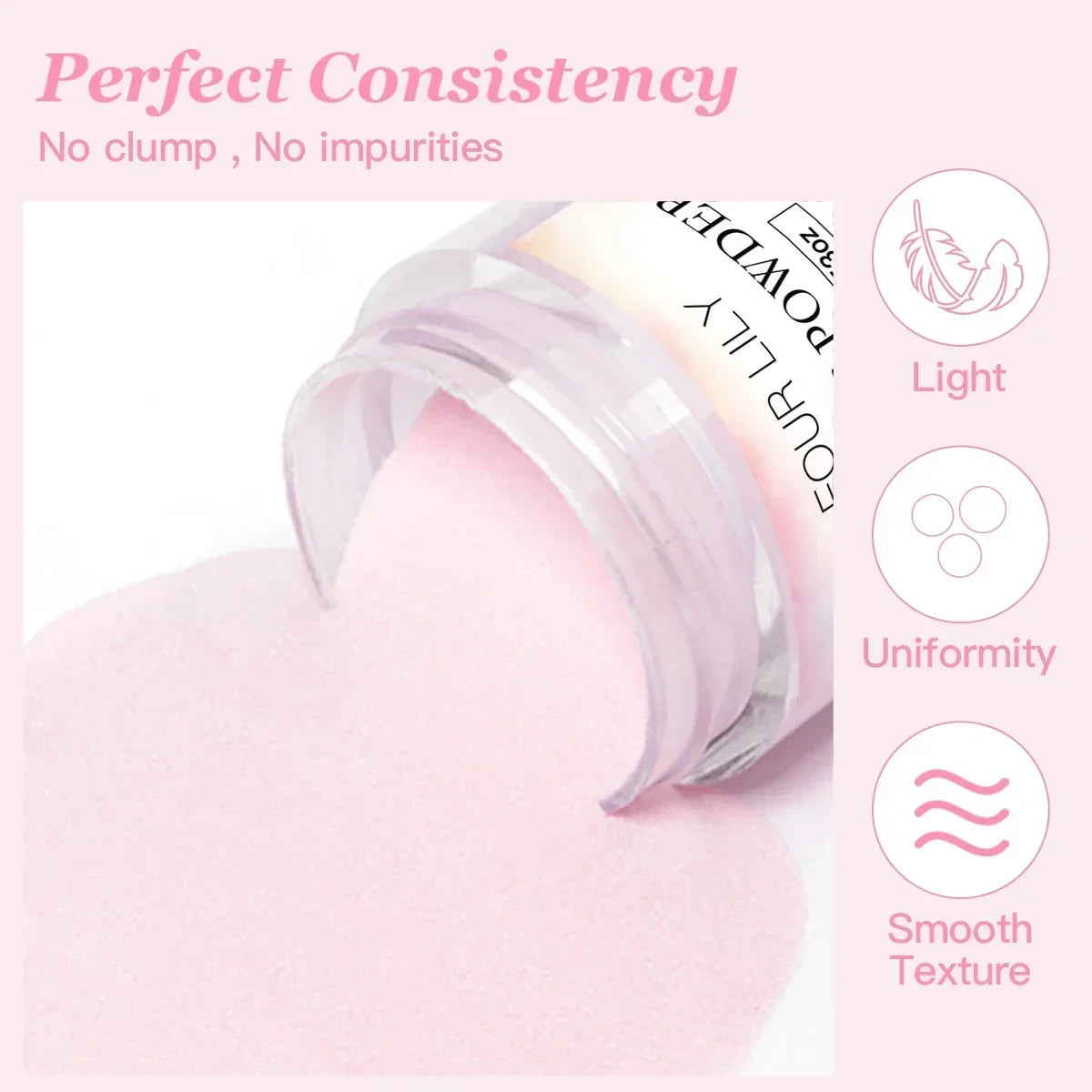 FOUR LILY Acrylic Nail Kit - Acrylic Powder, Liquid & Brush Set for Nail Extensions and Manicure