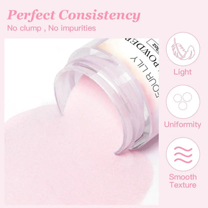 FOUR LILY Acrylic Nail Kit - Acrylic Powder, Liquid & Brush Set for Nail Extensions and Manicure