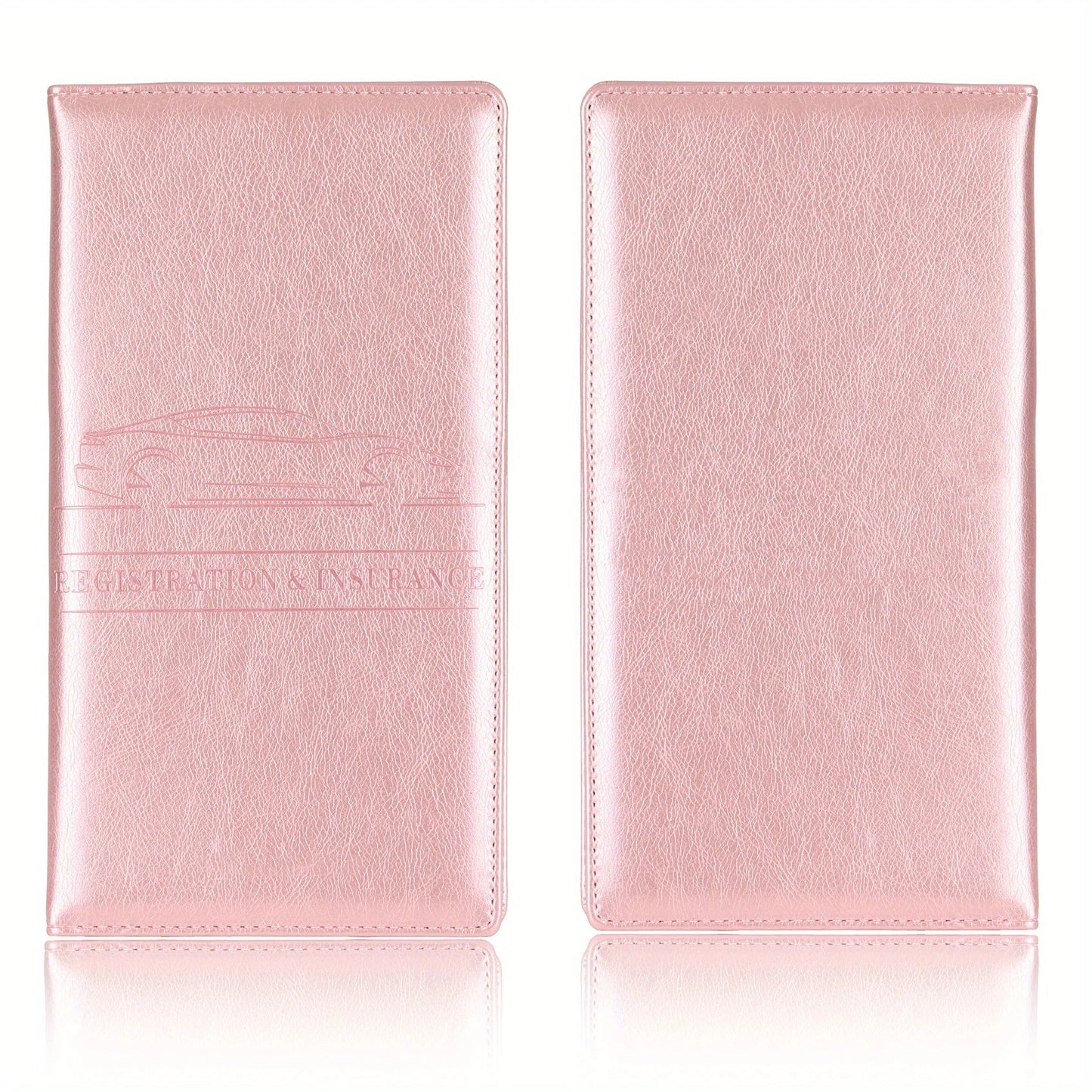 Men's Card Holder, Car Registration Vehicle License Insurance Card Holder Wallet
