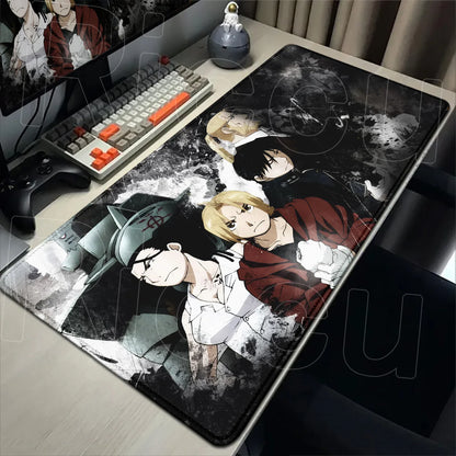 Fullmetal Alchemist XXL Gaming Mouse Pad – Large Anti-Slip Keyboard Desk Mat for Home & Office