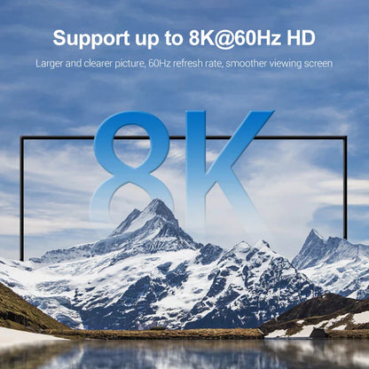 HDMI-Compatible Adapter – Mini/Micro HDMI to HDMI, 8K 60Hz, 4K 120Hz/144Hz Male to Female Converter for HDTV, Laptop, PS5