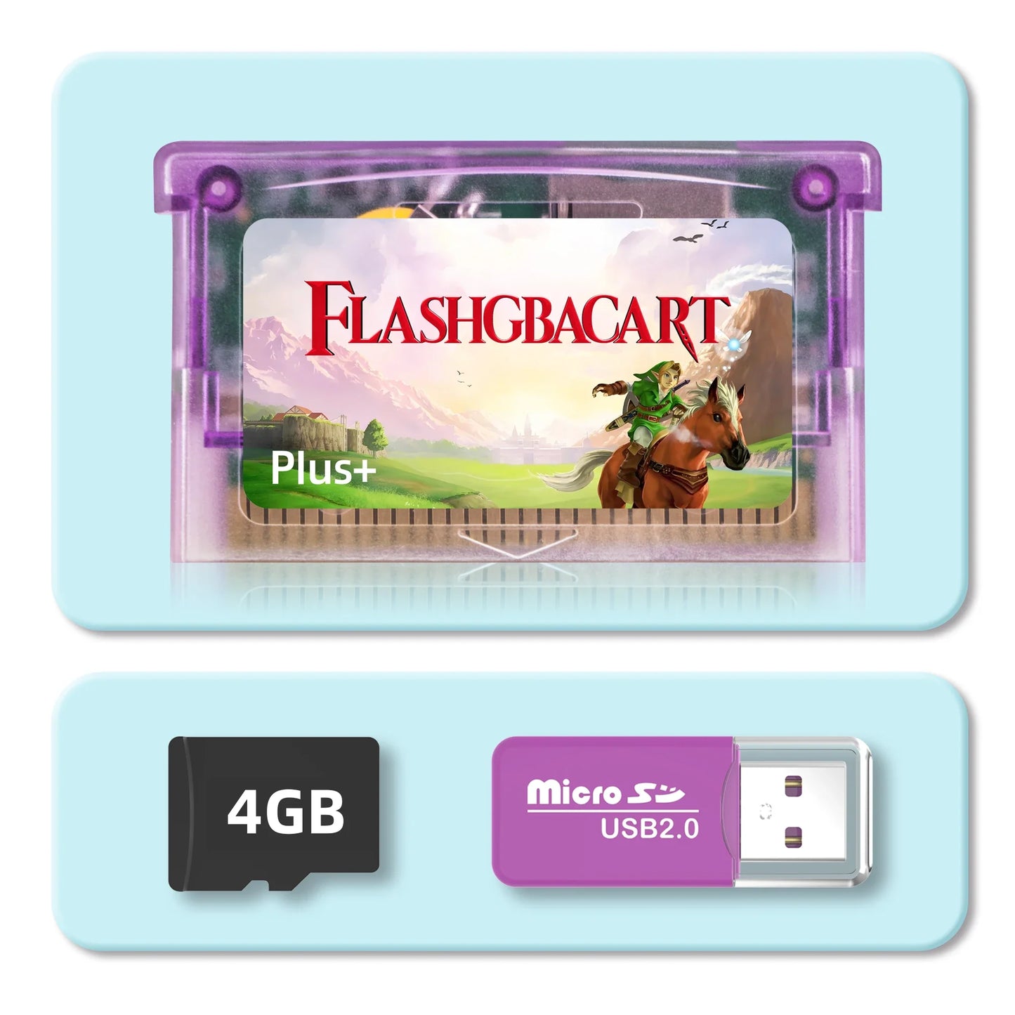 REMANK V1.5 Flash GBA Cart — 100+ Retro Games Cartridge with RTC 1M Flash, Compatible with GBA, GBC, GB, NES & DS