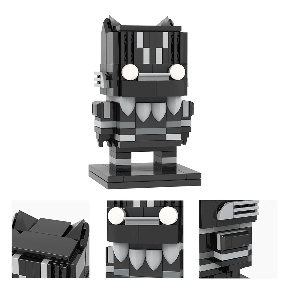 MOOXI Movie Series MOC BrickHeadz Building Blocks Set – DIY Educational Toy for Kids