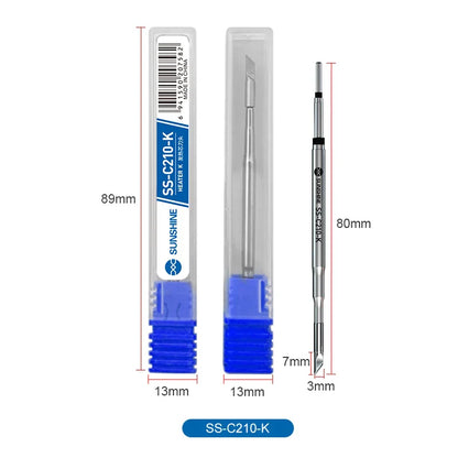 RELIFE Super Fine Soldering Tips C210 C245 C115 – Professional Iron Tips for GVM T210 T115 Stations