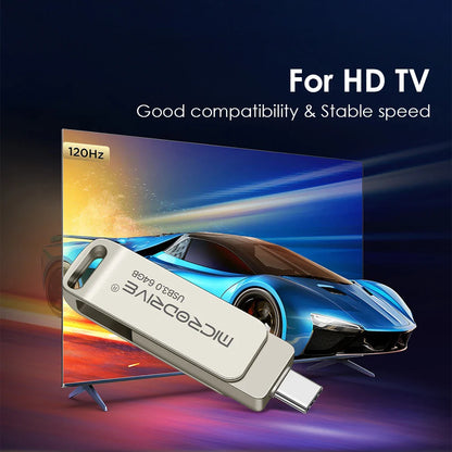 Type-C USB 3.0 Flash Drive – 64GB to 128GB Pen Drive for Phone & PC, Ideal Gift