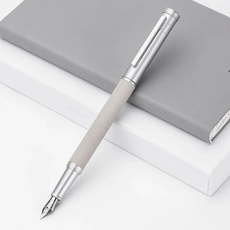 LT Hongdian Titanium Black Forest Calligraphy Pen — Student & Business Ink Pen with Gift Box