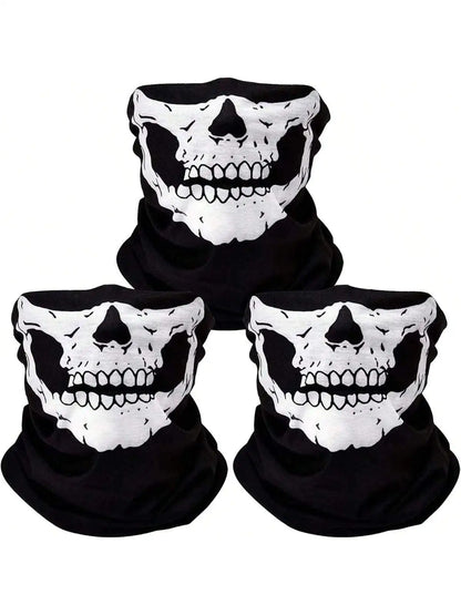 Breathable Skull Mask Balaclava - Seamless Headwear Scarf for Protection and Comfort