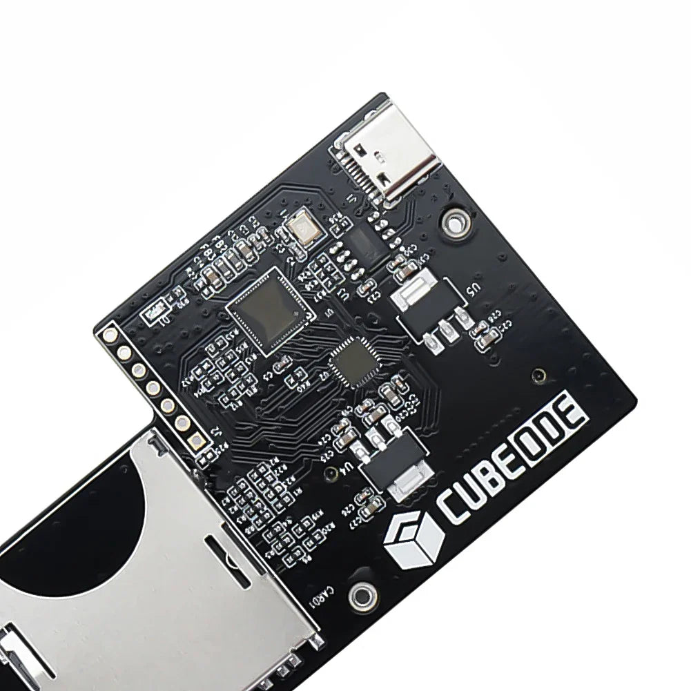 CUBEODE V1.2 GameCube Optical Drive Emulator — Upgraded ODE Board, Replace DVD Drive (No SD2SP2/SDGecko Required)