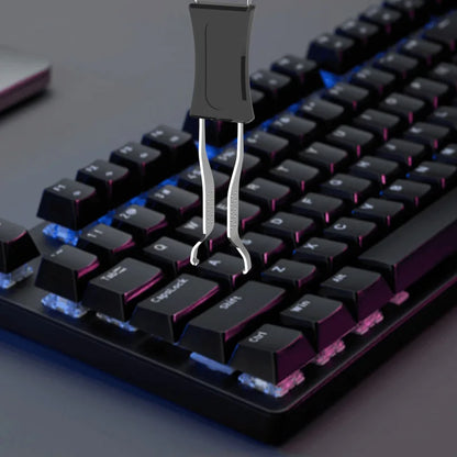 2 in 1 Mechanical Keyboard Keycap Puller – Universal Keycap Shaft Remover & Button Extractor