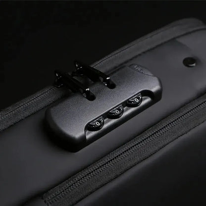 Men's Multifunction Shoulder Bag – Anti-Theft, USB Messenger Pack, Crossbody Travel Sling Chest Bag