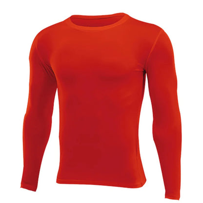 Unisex Compression Long Sleeve Base T-Shirt – Sports Fitness Top for Men, Women & Kids (Running, Gym, Basketball, Football)
