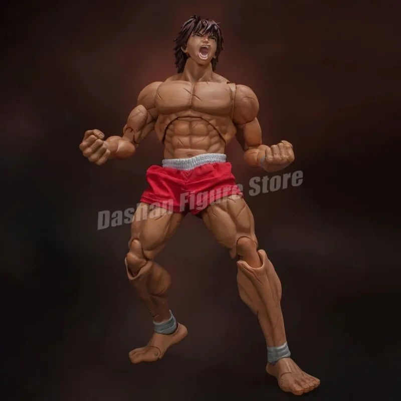 ST Baki Hanma Son of Ogre Action Figure – Hanma Yuujiro PVC Fighting Anime Model Toy Collection Gift