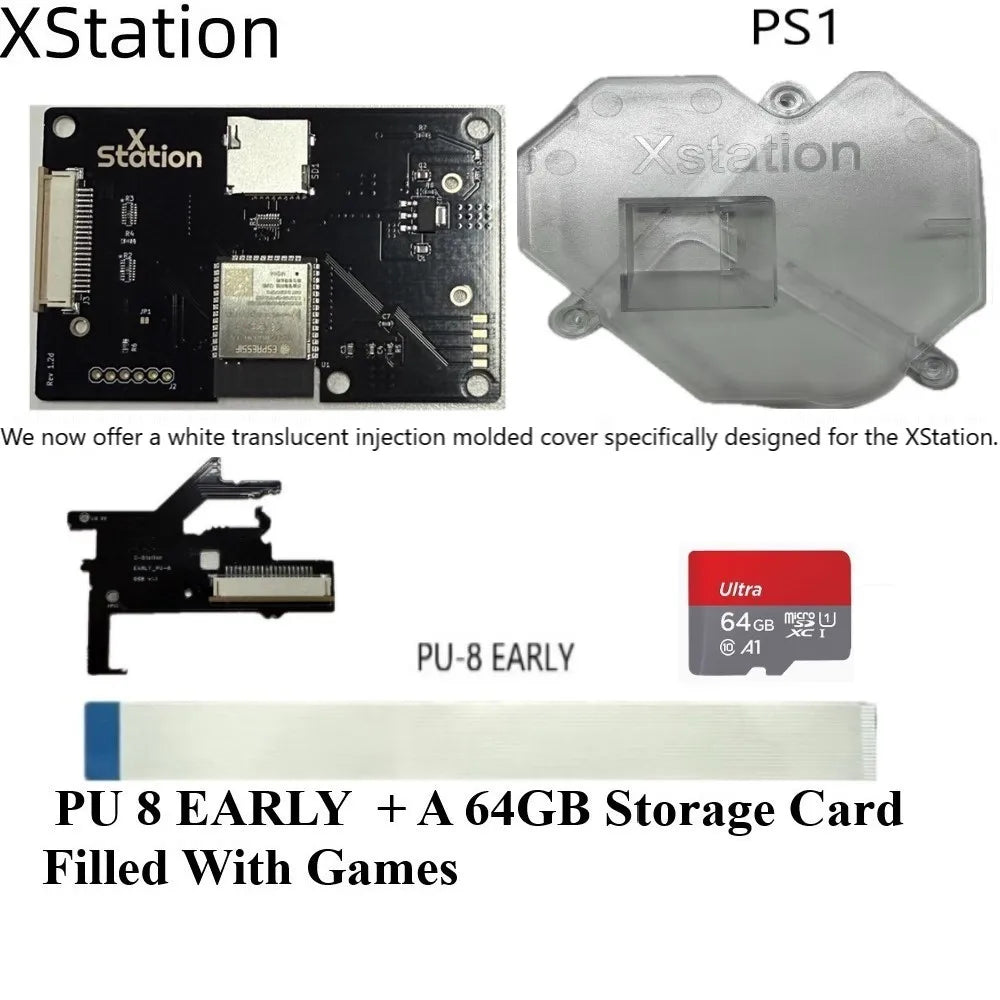 XStation Optical Disc Drive Emulator (PICOSTATION) — PS1/PS2/PS3 Modular ODE for PlayStation