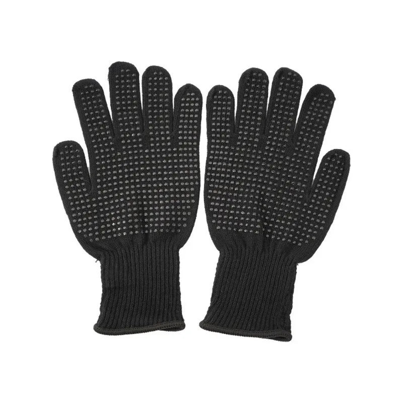 New Double-Sided Hair Straightener Curling Tong: Heat-Resistant Hairdressing Finger Gloves - Salon Tools for Hair Styling