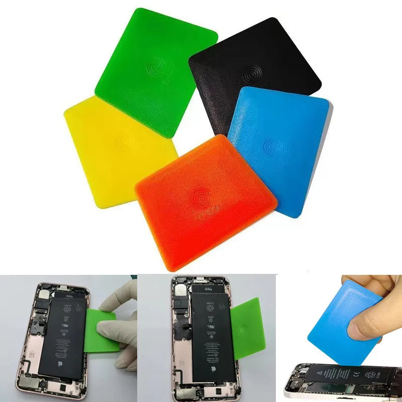 5PCS Plastic Pry Cards – Anti-Static LCD Screen & Battery Disassembly Tools for Phone Repair