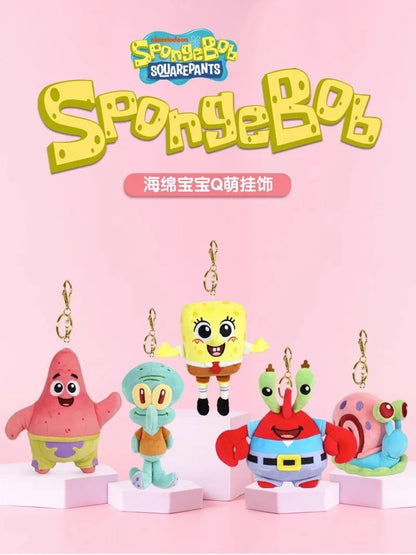 Anime Spongebob SquarePants Plush Toys – Patrick, Squidward, Mr. Krabs & Gary Stuffed Cartoon Toys, Birthday Gift for Kids