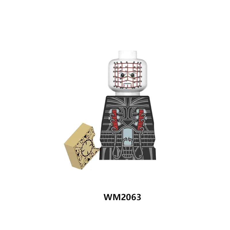 Horror Movie Action Figure Building Blocks – M3gan, Nun & Ash Terrifier Halloween Toy Gift