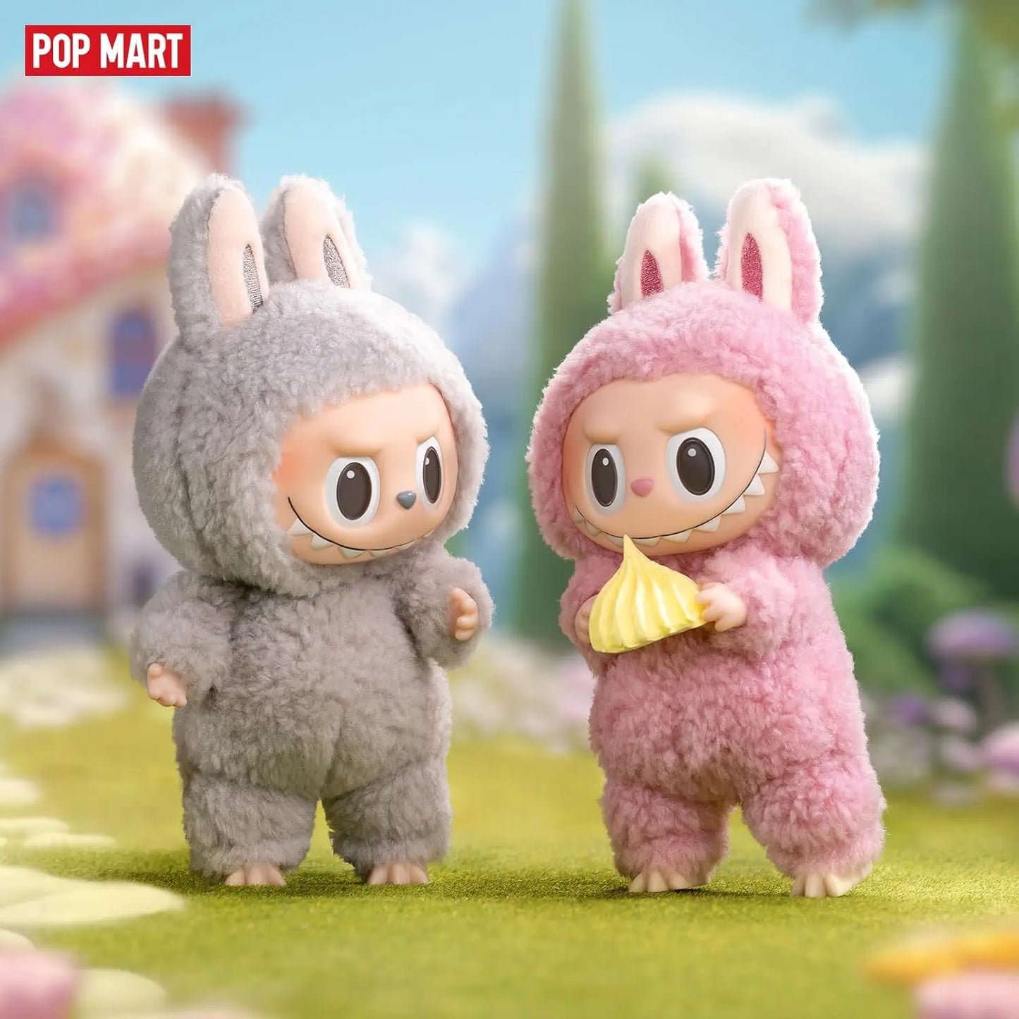 POP MART Labubu The Monsters Doll — Tasty Macarons Blind Box Vinyl Figure, Cute Food-Themed Collectible Toy Gift