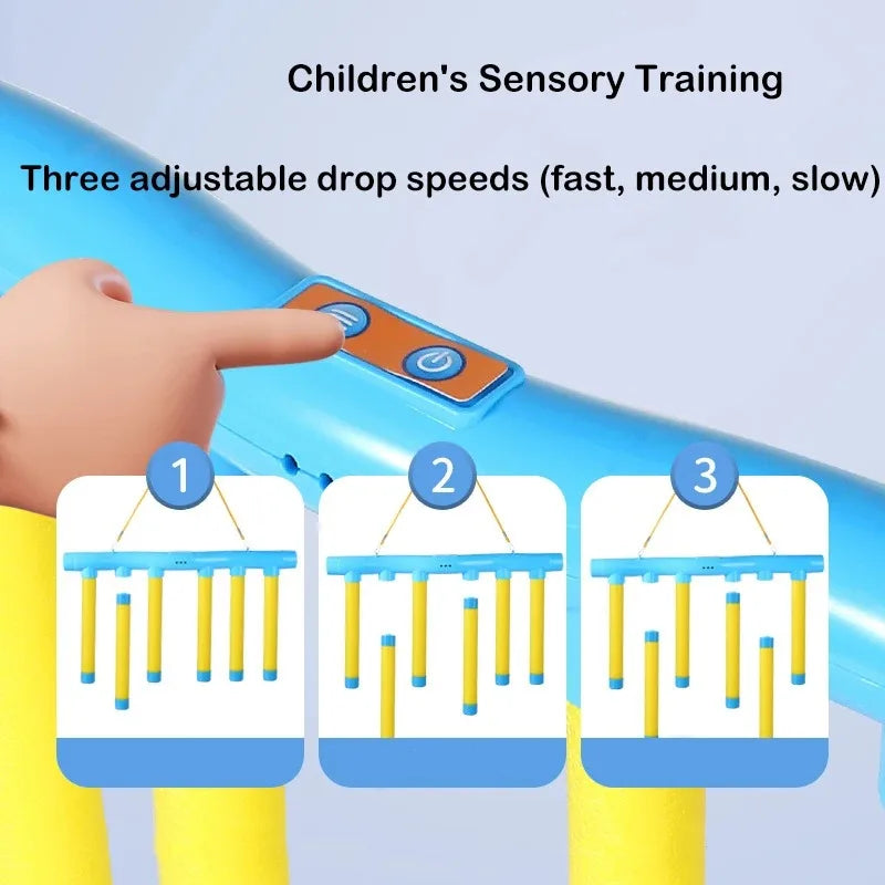 Catching Sticks Game – Fun Sensory Reflex & Reaction Toy for Adults & Kids, Party Challenge Game