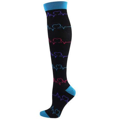 Compression Stockings for Men & Women - Edema Varicose Vein Support Sports Running Pressure Socks