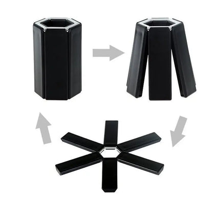 Heat-Resistant Pot Mat & Dish Placemat – Folding Coaster for Pans and Kitchen Use