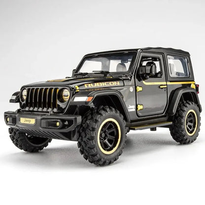 1:32 Off-Road 7-Door Wrangler Diecast Model Car with Opening Doors & Lights – Metal Alloy Toy for Kids & Adults