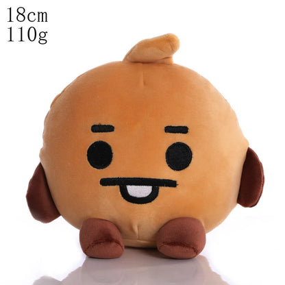 BTed Plush Toys Keychain – Kawaii Mini Anime Pendant 12-22cm Soft Stuffed Animal Doll Gift for Kids