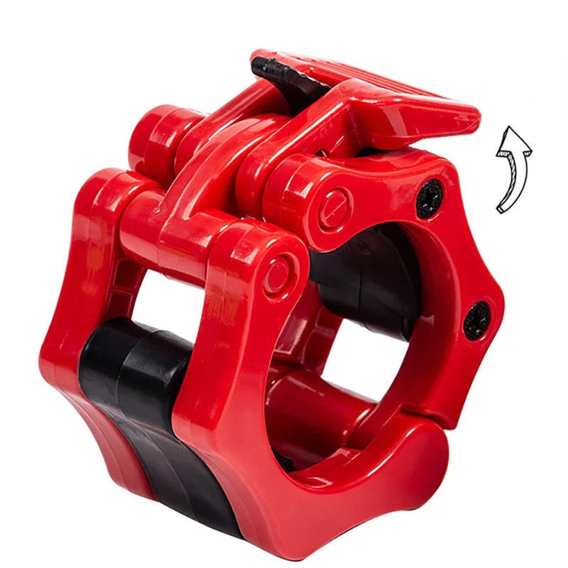 Quick Release Barbell Clamps | 25/50mm Spin-lock Collars for Weightlifting & Strength Training | Secure Weight Bar Clips