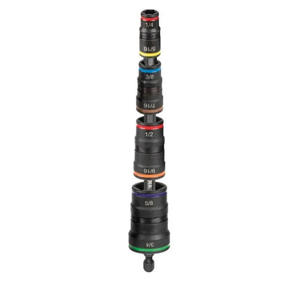 9-in-1 Magnetic Impact Socket Set - High-Torque Double-Head Hex Repair & Maintenance Tool