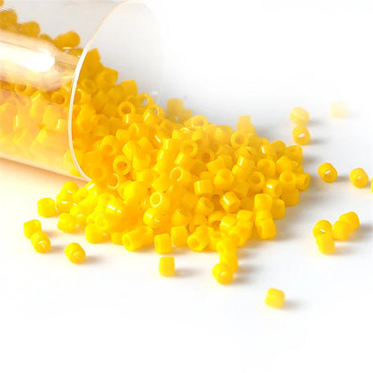 Miyuki Delica Seed Beads - 11/0 Glass Beads for DIY Jewelry, Bracelet Making & Craft Projects
