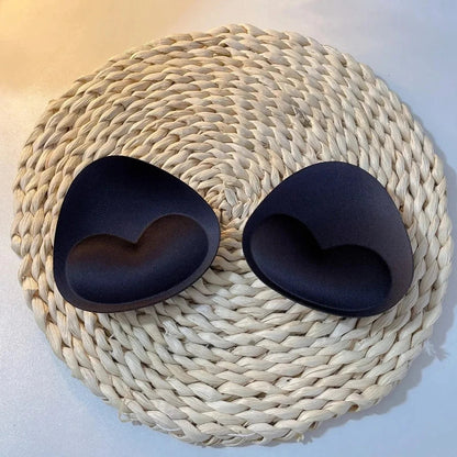 2pcs Silicone Bra Inserts – Sticky Push-Up Breast Pads, Thicker Nipple Covers for Women’s Bras & Swimsuits