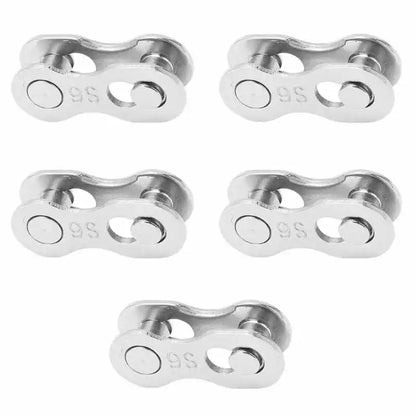 5 Pairs Bicycle Chain Quick Link Connectors – 1-12 Speed Road Bike Master Link Buckle for Cycling Parts