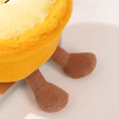 Cute Dessert Plush Toys – Soft Cake, Waffle, Pancake, Macaron, Éclair Stuffed Dolls for Kids Gift & Home Decor