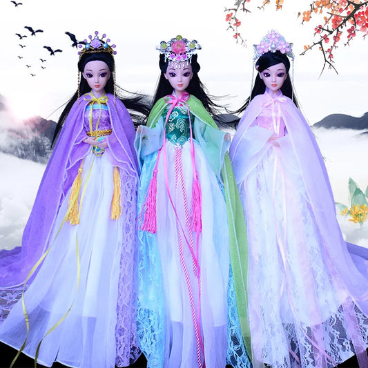 Ancient Dress Imperial Concubine Doll – Jointed Princess Fairy Suit with Clothes