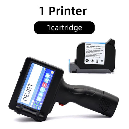 12.7mm Handheld Inkjet Printer 2588+ – QR Code, Barcode, Date & Logo Coding Machine with 25 Languages Support